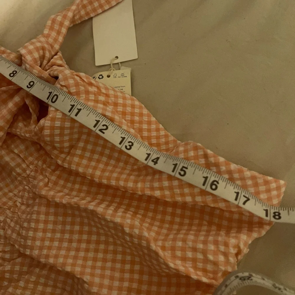 Mango Pink Checkered Midi Skirt Sz L